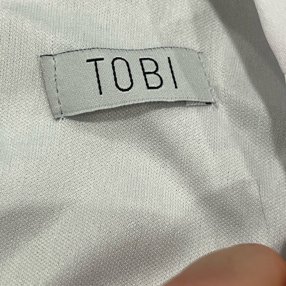 TOBI white open back dress XS - Picture 2 of 9